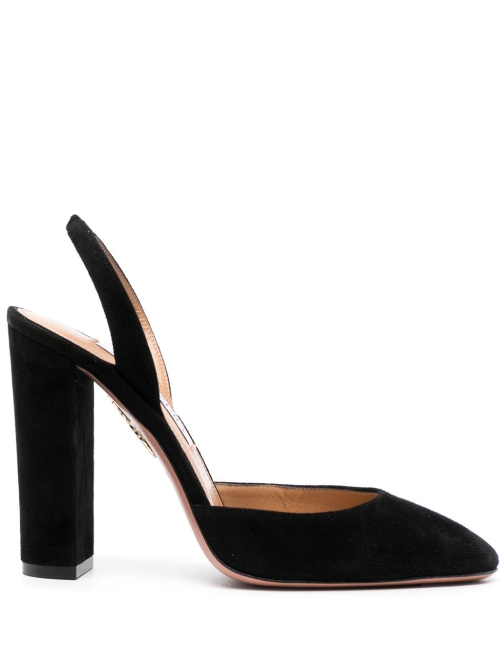 Aquazzura Talita 105mm suede pumps - Black von Aquazzura