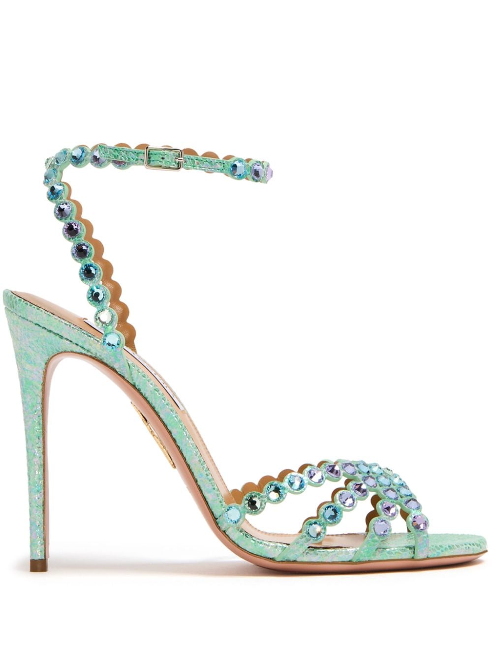 Aquazzura Tequila 105mm sandals - Blue von Aquazzura