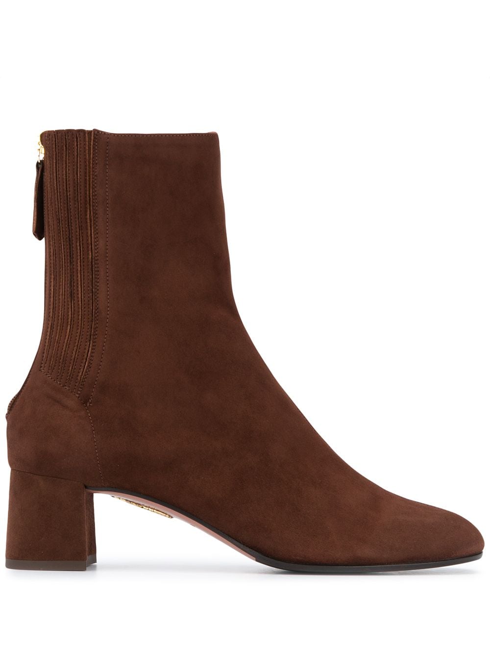 Aquazzura high-ankle leather boots - Brown von Aquazzura