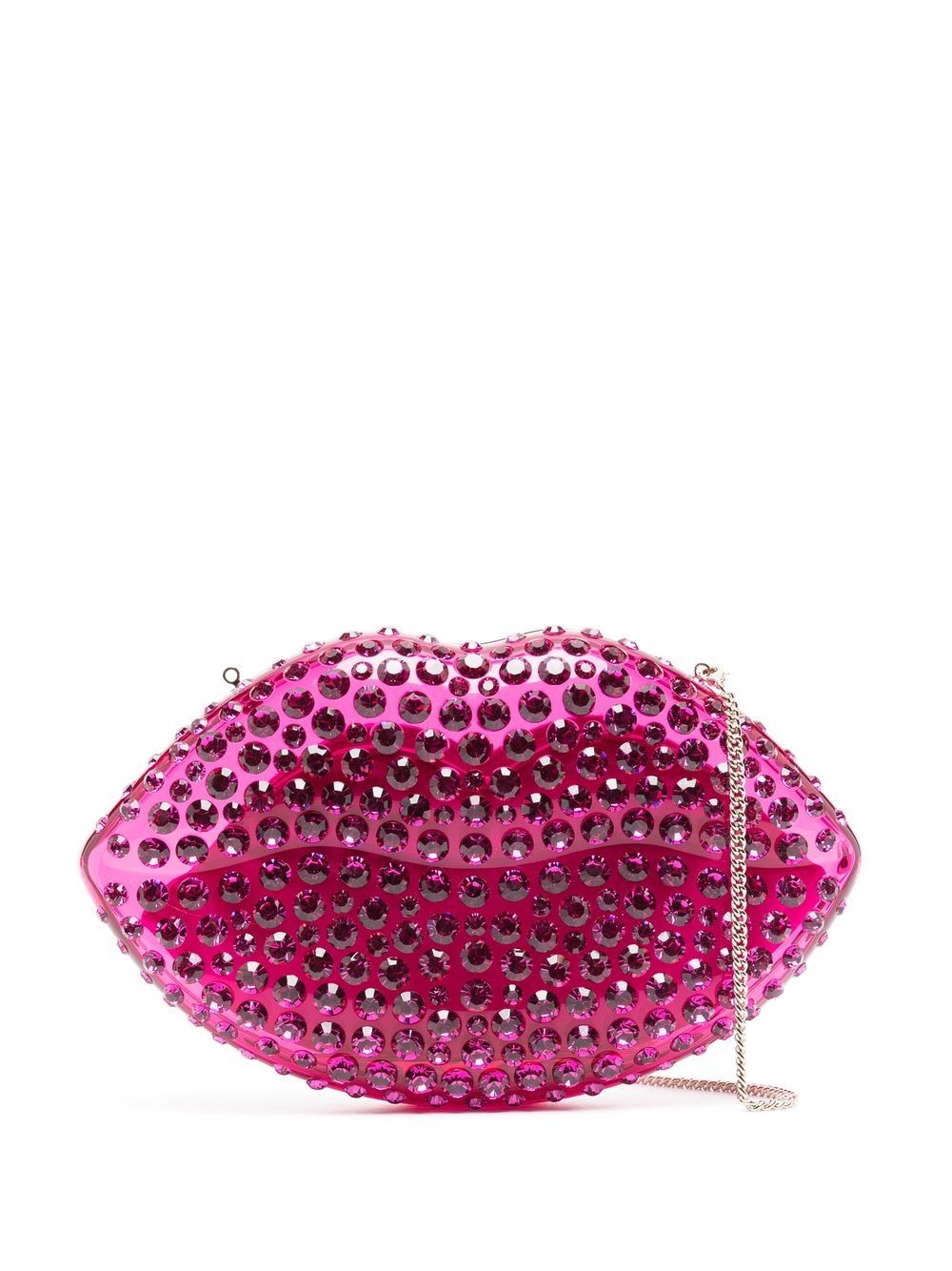 Aquazzura lip shape clutch bag - Pink von Aquazzura
