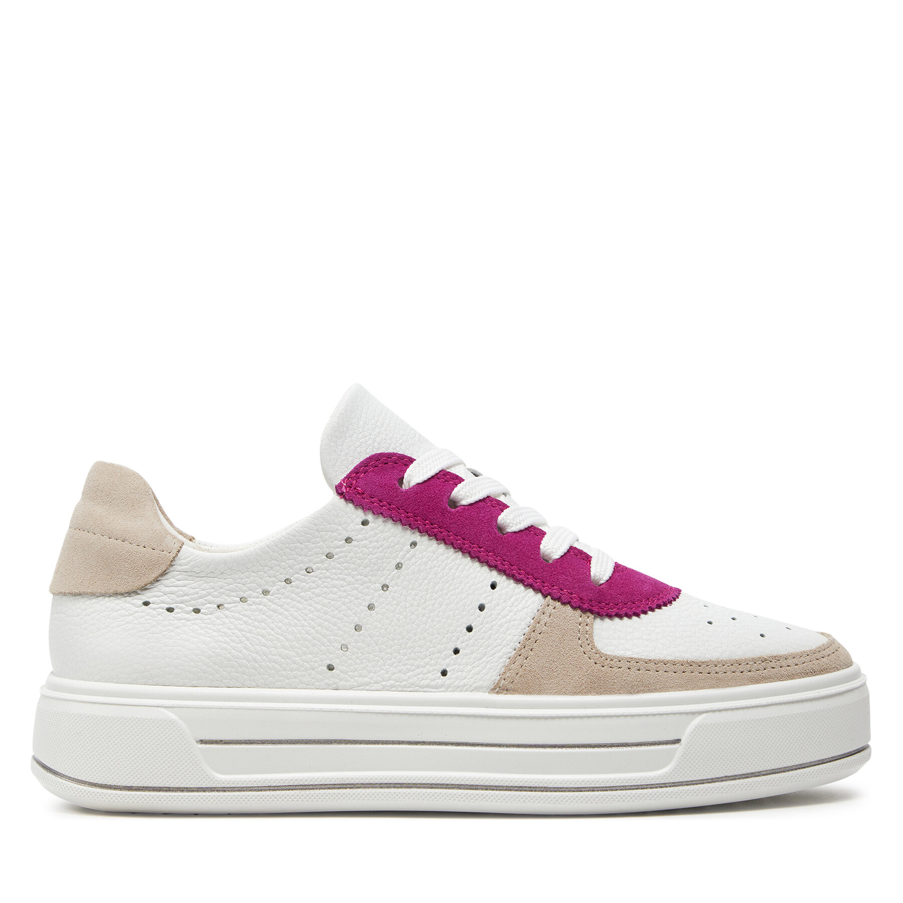 Sneakers Ara Canberra 12-23007-14 Shell,Weiss,Pink von Ara
