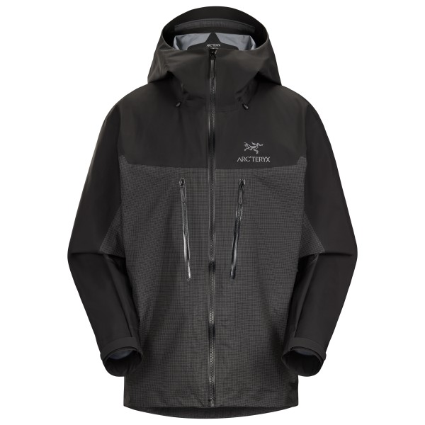 Arc'teryx - Alpha Jacket - Regenjacke Gr M schwarz/grau von Arc'teryx