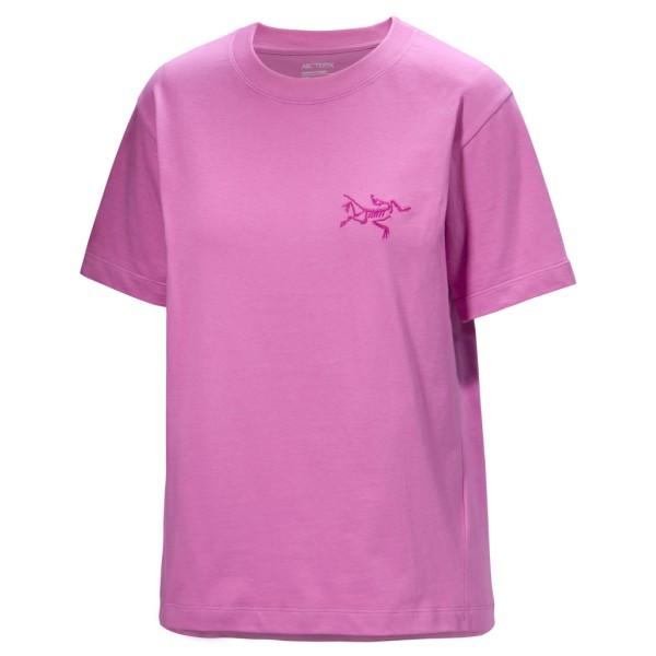 Arc'teryx - Women's Kragg Cotton Little Bird Crew S/S - T-Shirt Gr L;M;S;XL;XS grau/weiß;schwarz von Arc'teryx