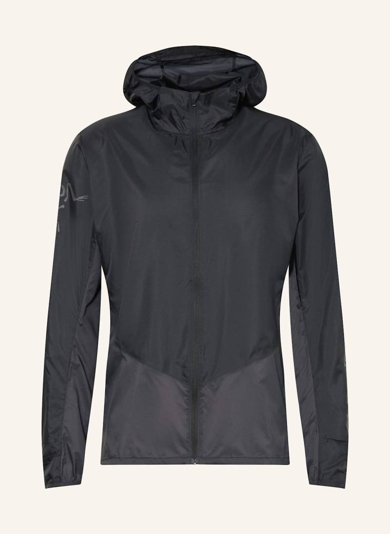 Arc'teryx Hybrid-Jacke Norvan Windshell Hoody schwarz von Arcteryx