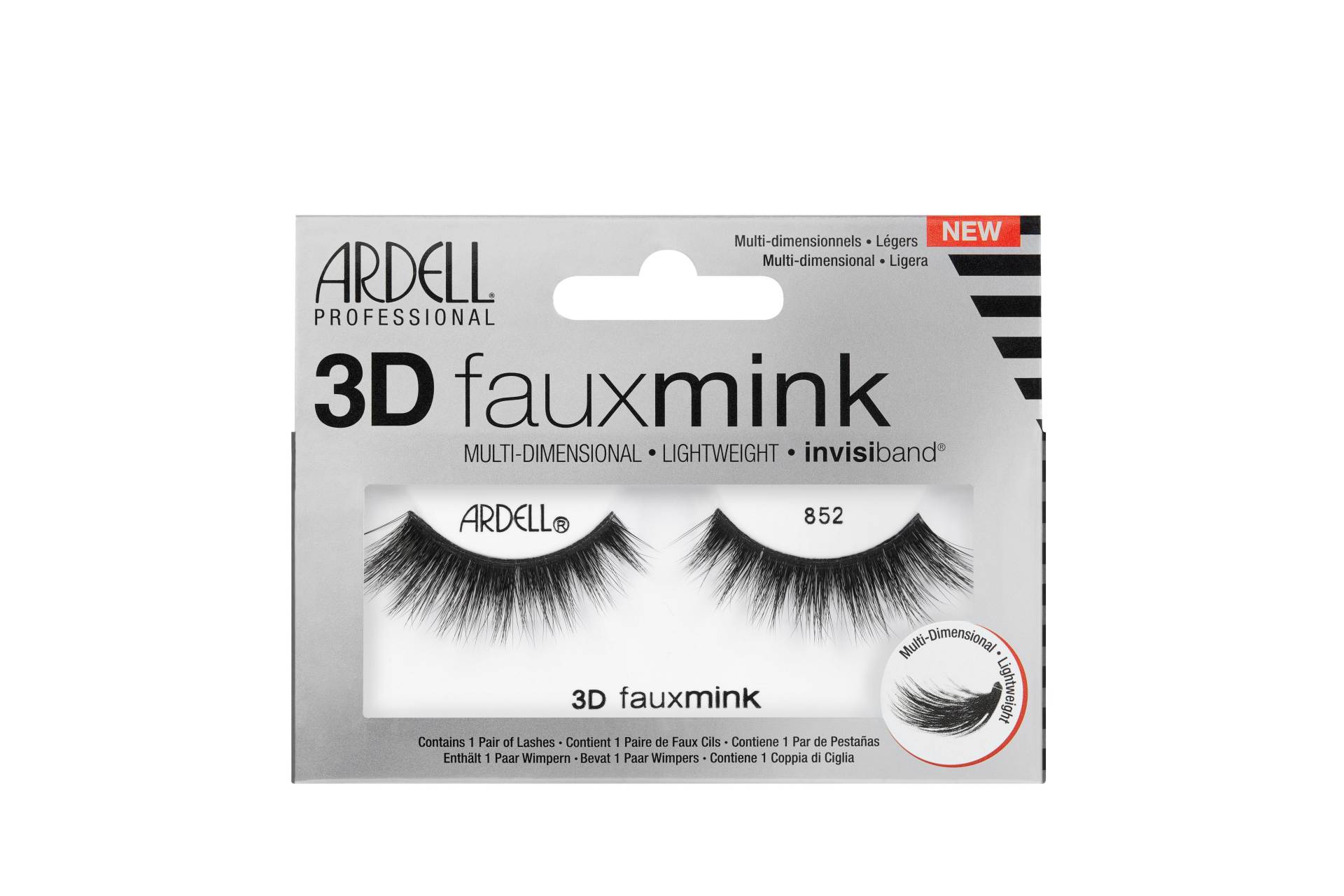 3d Faux Mink Künstliche Wimpern Damen Black 3D Faux Mink 852 von ARDELL