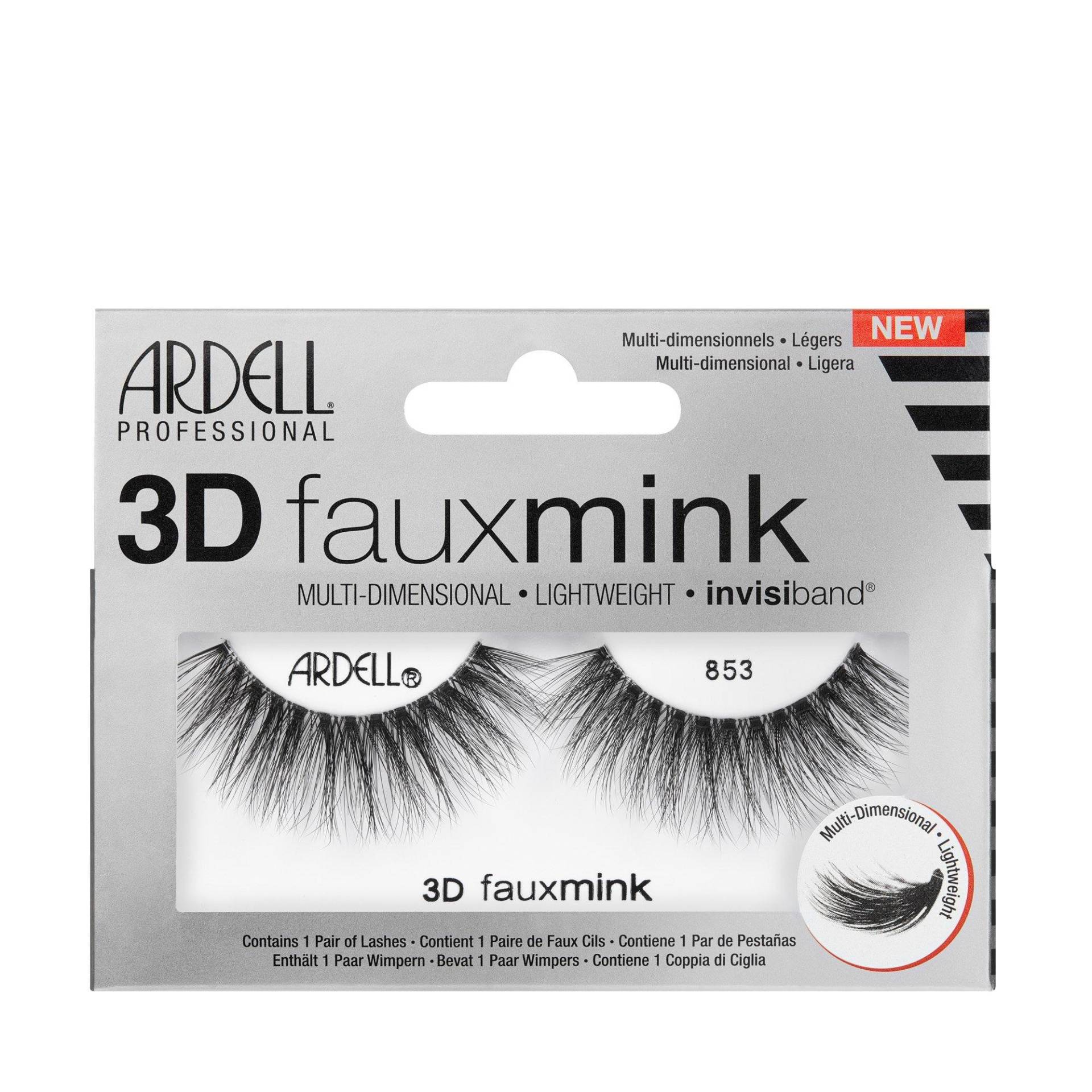 3d Faux Mink Künstliche Wimpern Damen Schwarz 3D Faux Mink 853 von ARDELL