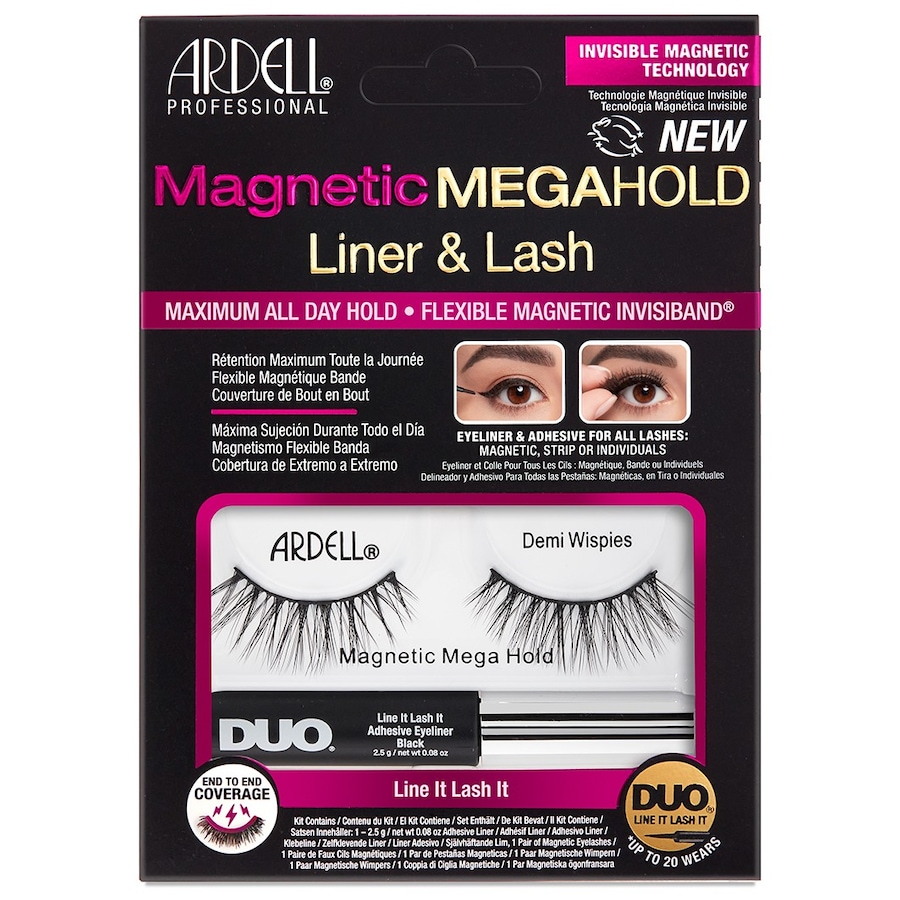 Ardell Magnetic Ardell Magnetic Megahold Liner & Lash Demi Wispies kuenstliche_wimpern 1.0 pieces von Ardell