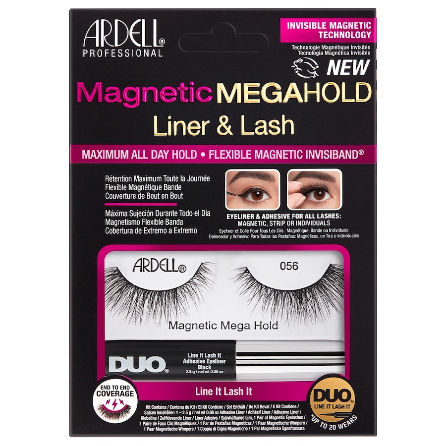 Ardell Magnetic Ardell Magnetic Megahold Liner & Lash 056 kuenstliche_wimpern 1.0 pieces von Ardell