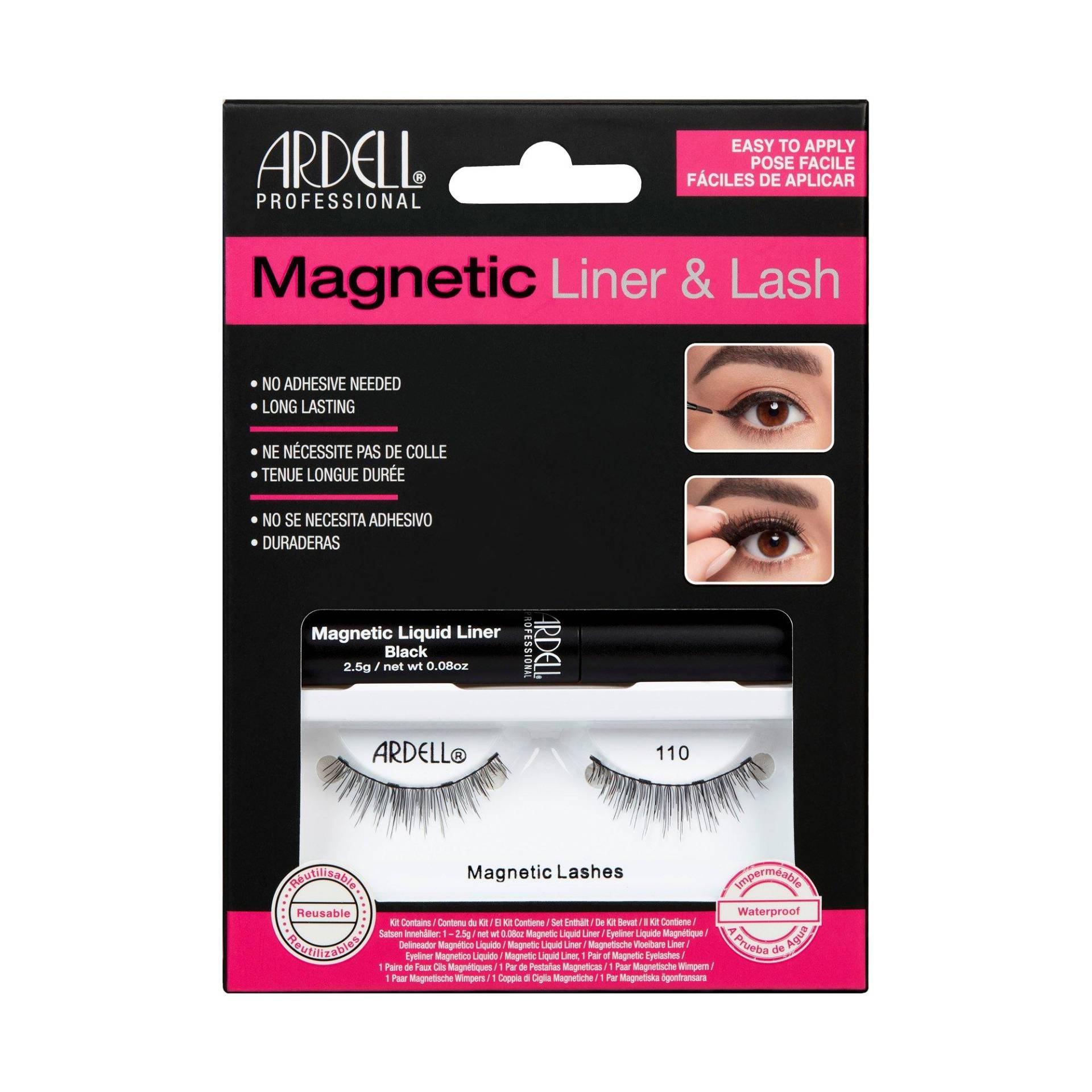 Magnetic Liquid Liner & Lash - 110, Künstliche Wimpern Damen Black von ARDELL