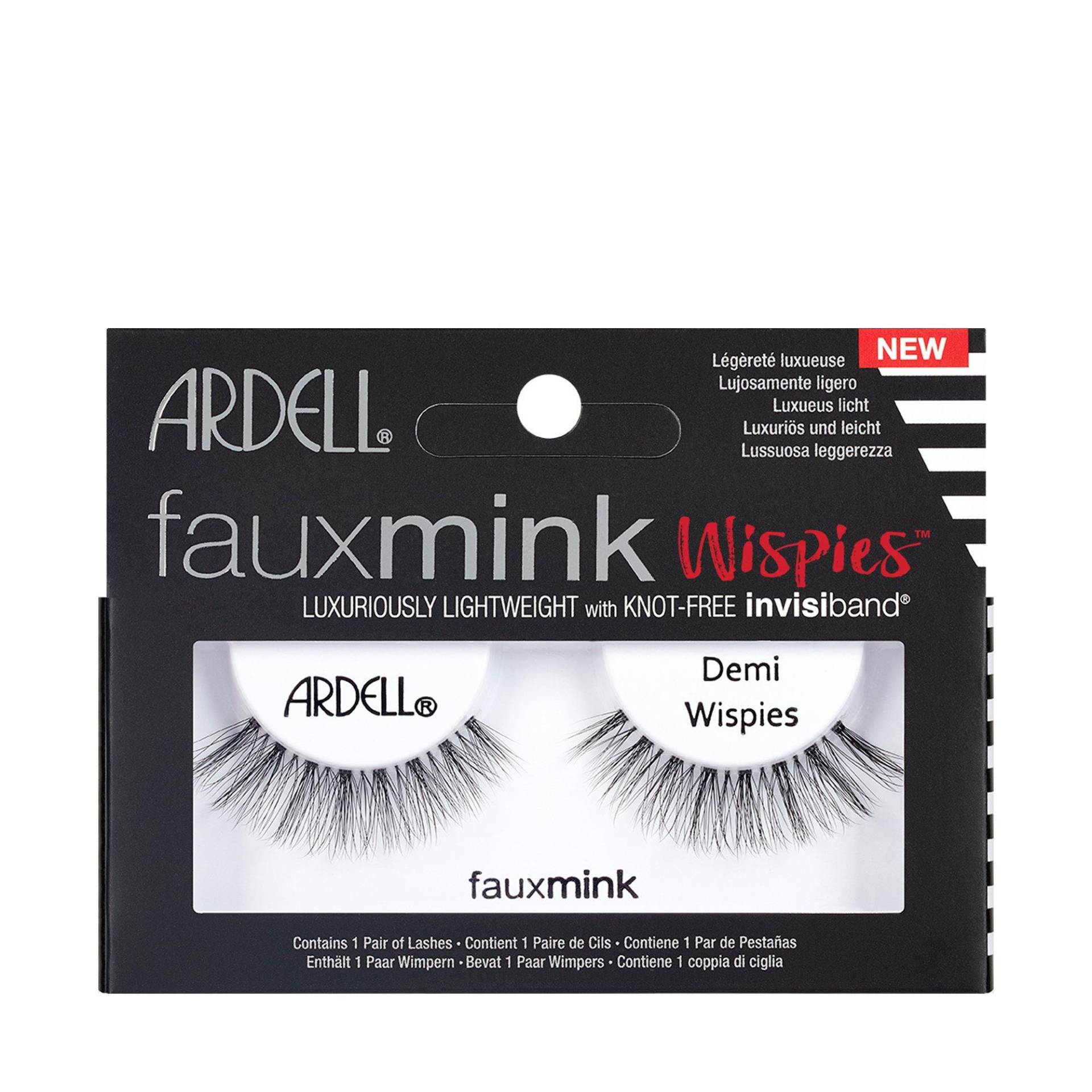 Studio Effects Wispies, Künstliche Wimpern Damen Schwarz Faux Mink Demi Wispies von ARDELL