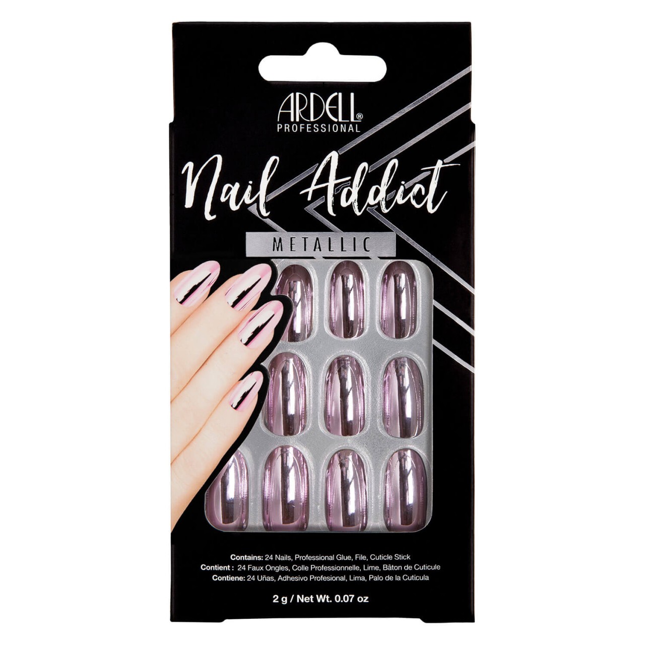Nail Addict - Nail Addict Pink Metallic von Ardell