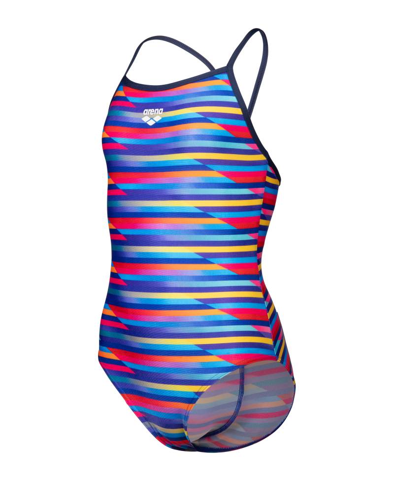 Arena Badeanzug »arena Performance Mädchen Racing Stripe Light Drop Back Badeanzug«, mit UV-Schutz UPF 50+ von Arena
