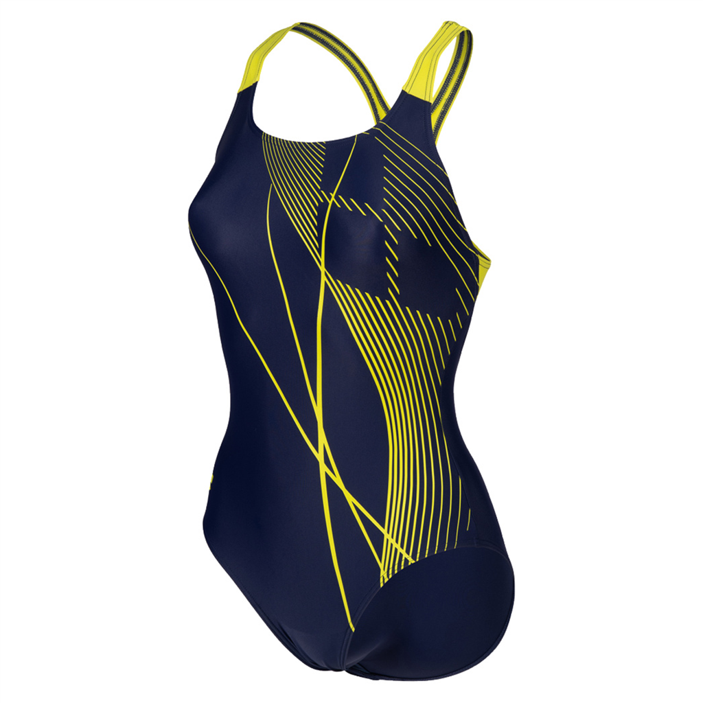 Arena Damen Badeanzüge Arena Damen Badeanzüge W   Branch Swimsuit Swim Pro Back Lb, Blau, ideal für Wassersport, Blau von Arena