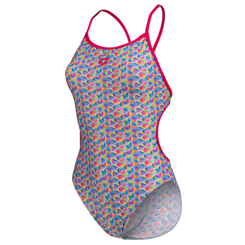 Arena Damen Badeanzüge Arena Damen Badeanzüge W   Starfish Swimsuit Lace Back, Mehrfarbig, ideal für Wassersport, Mehrfarbig von Arena