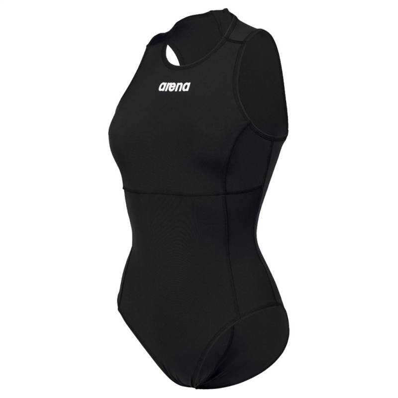 Arena Team Swimsuit Waterpolo Solid Badeanzug Damen Schwarz, Grösse: D 30 von Arena
