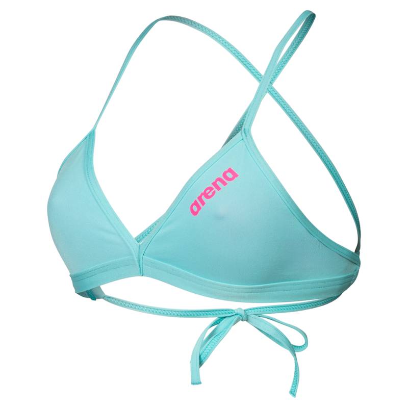Arena Team Swim Top Tie Back Solid Bikini Damen Blau, Grösse: D 30 von Arena