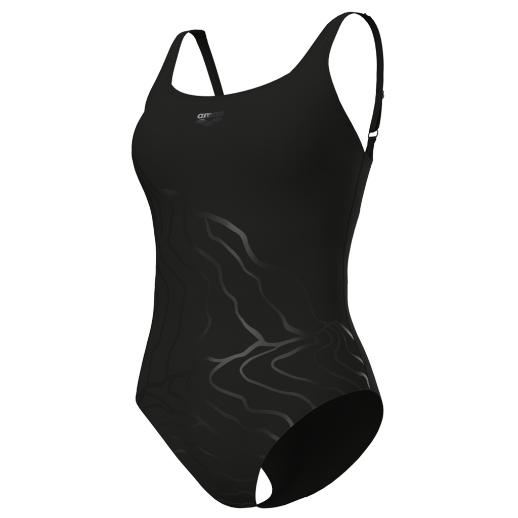 Arena Damen Figurformende Badeanzüge Arena Damen Figurformende Badeanzüge W Bodylift Swimsuit Luisa Wing Back C Cup, Schwarz, ideal für Wassersport, Schwarz von Arena