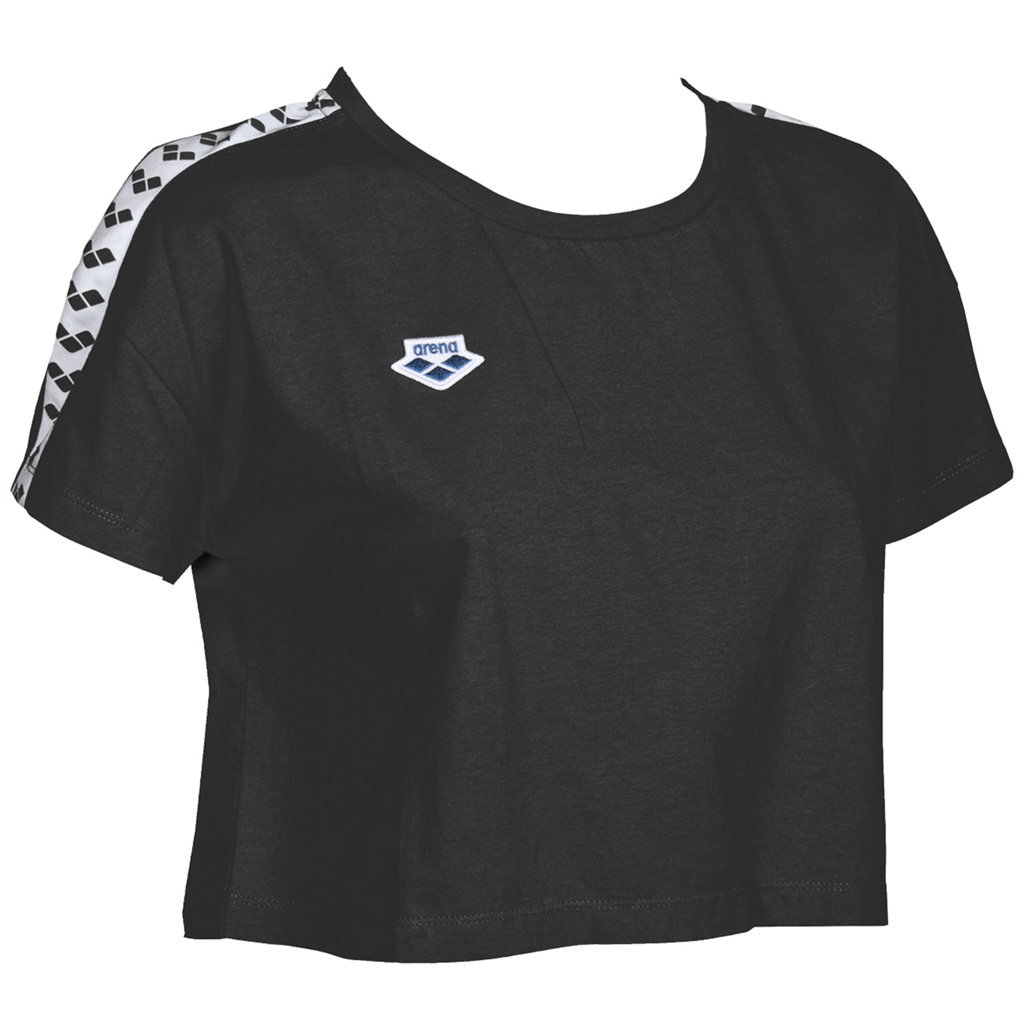 Arena Damen T-Shirts Arena Damen T-Shirts W Corinne Team, Schwarz, Regular Fit, ideal für Freizeit & Reisen, Schwarz von Arena