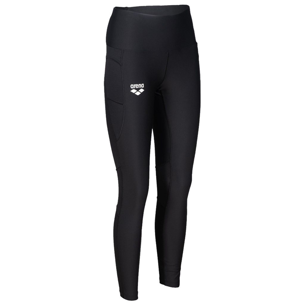 Arena Damen Tights Arena Damen Tight W Team Long Tight Panel, Schwarz, ideal für Training, Fitness & Running, Schwarz von Arena