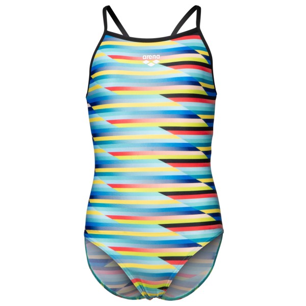 Arena - Girl's Racing Stripe Swimsuit Lightdrop Back - Badeanzug Gr 152 bunt Arena - Girl's Racing Stripe Swimsuit Lightdrop Back - Badeanzug Gr 152 bunt von Arena