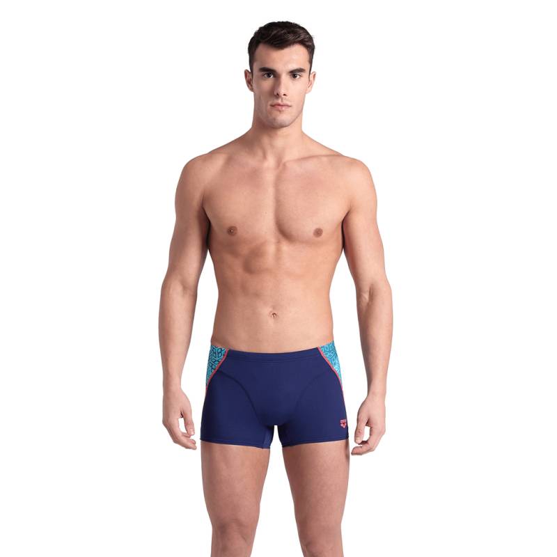 Arena M Arena Camo Kikko Swim Short Swim Short Herren Blau, Grösse: D 4 von Arena