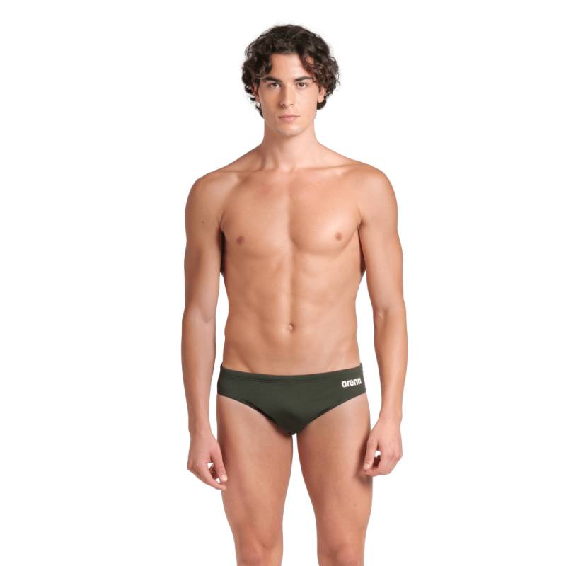 Arena M Team Swim Briefs Solid Swim Slip Herren Grün, Grösse: D 1 von Arena