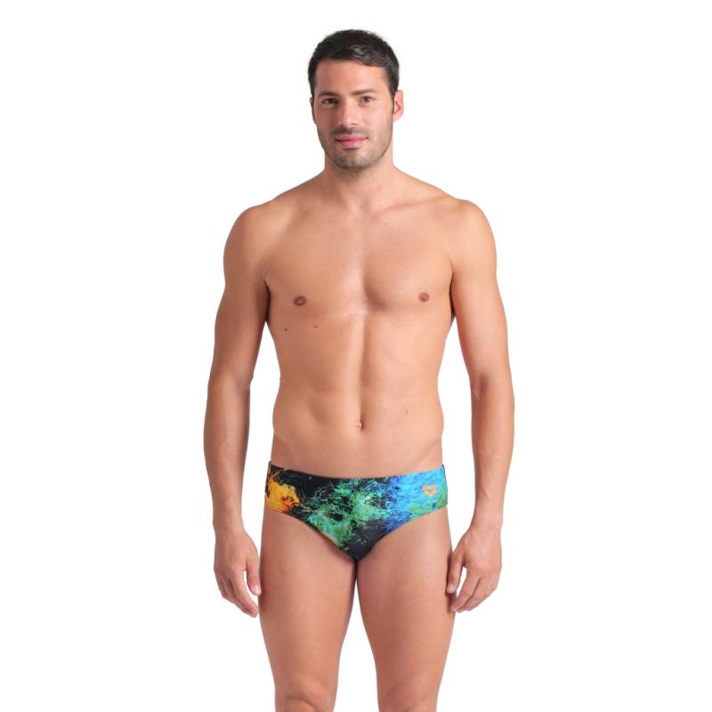Arena M Arena Vibrant Swim Briefs Swim Slip Herren Schwarz, Grösse: D 4 von Arena