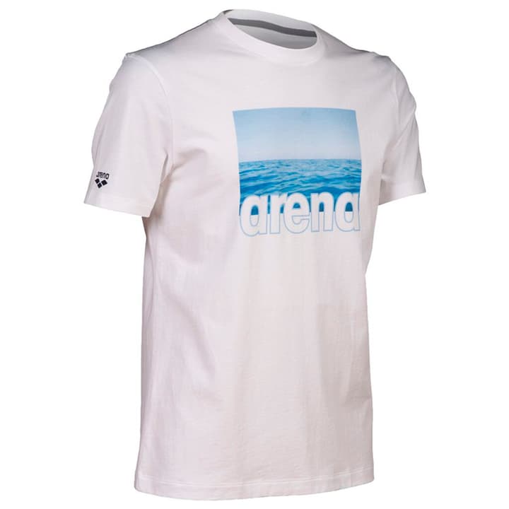 Arena M T-Shirt Solid Cotton T-Shirt weiss von Arena