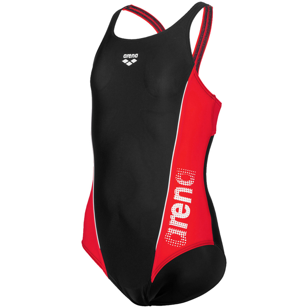 Arena Mädchen Badeanzüge Arena Mädchen Badeanzüge G Thrice Jr Swim Pro Back One Piece R, Schwarz, ideal für Wassersport, Schwarz von Arena