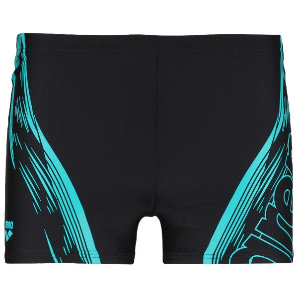 Arena - Swim Short Graphic - Badehose Gr 10;3;4;5;6;7;8;9 blau;schwarz von Arena