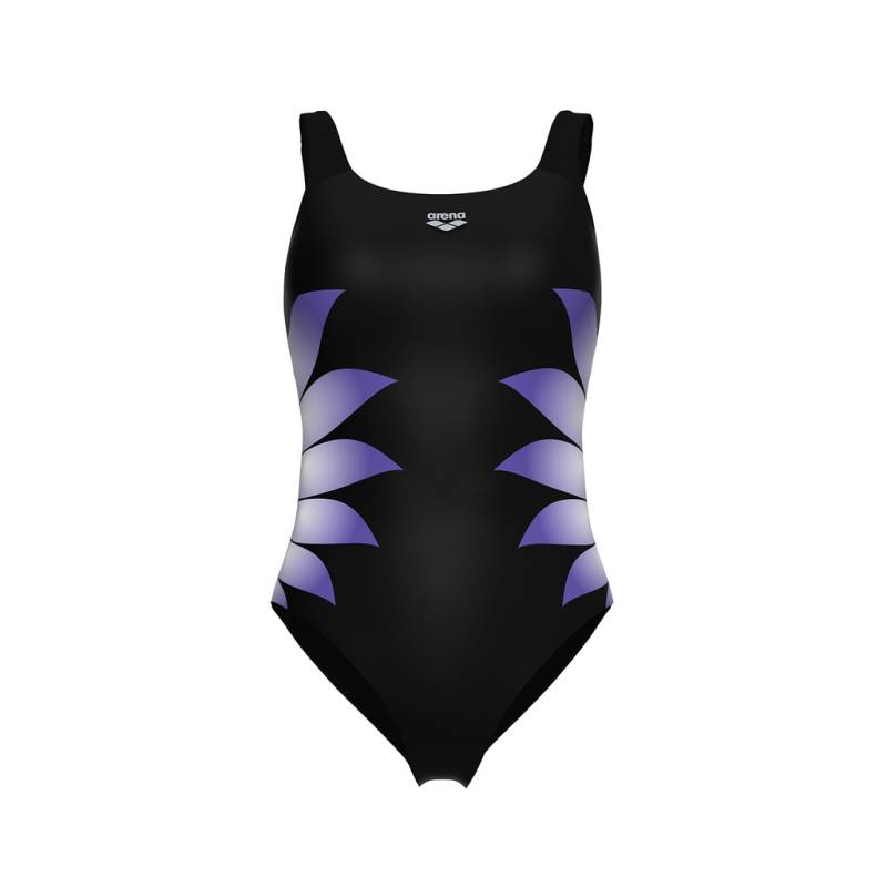 Arena W Arena Swimsuit Alice Wing Back C Cup Figurformender Badeanzug Damen Schwarz, Grösse: D 36 von Arena