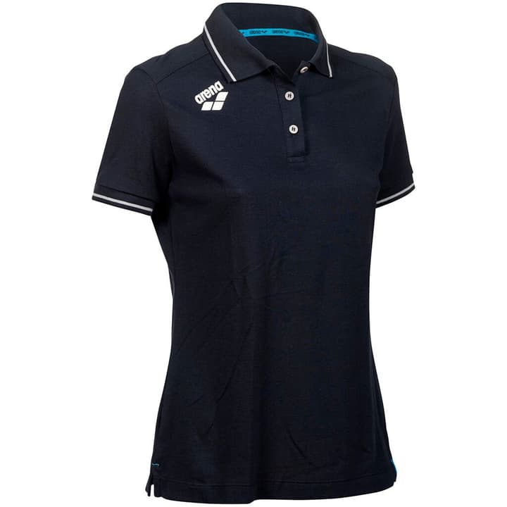 Arena W Team Poloshirt Solid Cotton T-Shirt marine von Arena