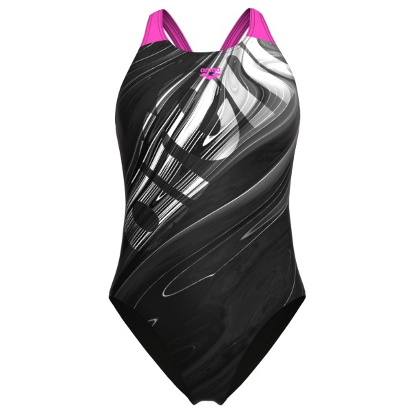 Arena - Women's Flow Swimsuit V Back LB - Badeanzug Gr 34;36;38;40 blau;schwarz Arena - Women's Flow Swimsuit V Back LB - Badeanzug Gr 34;36;38;40 blau;schwarz von Arena