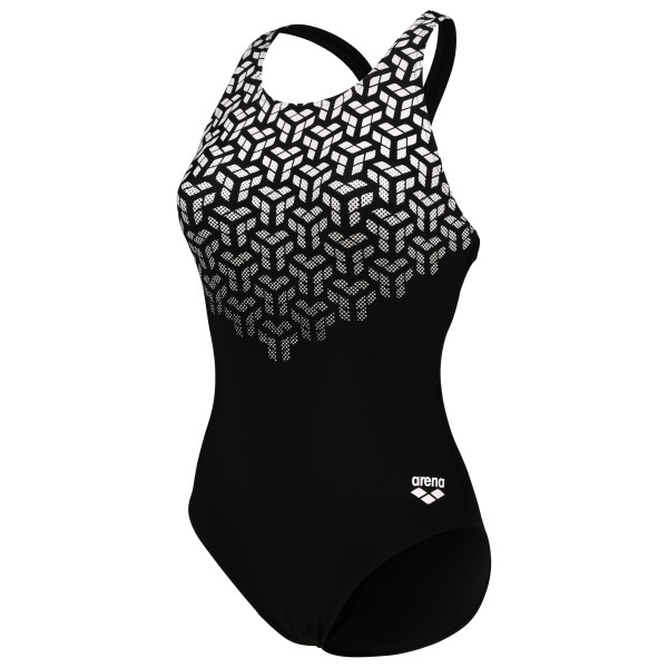 Arena - Women's Kikko V Swimsuit V Back Graphic - Badeanzug Gr 38 schwarz von Arena