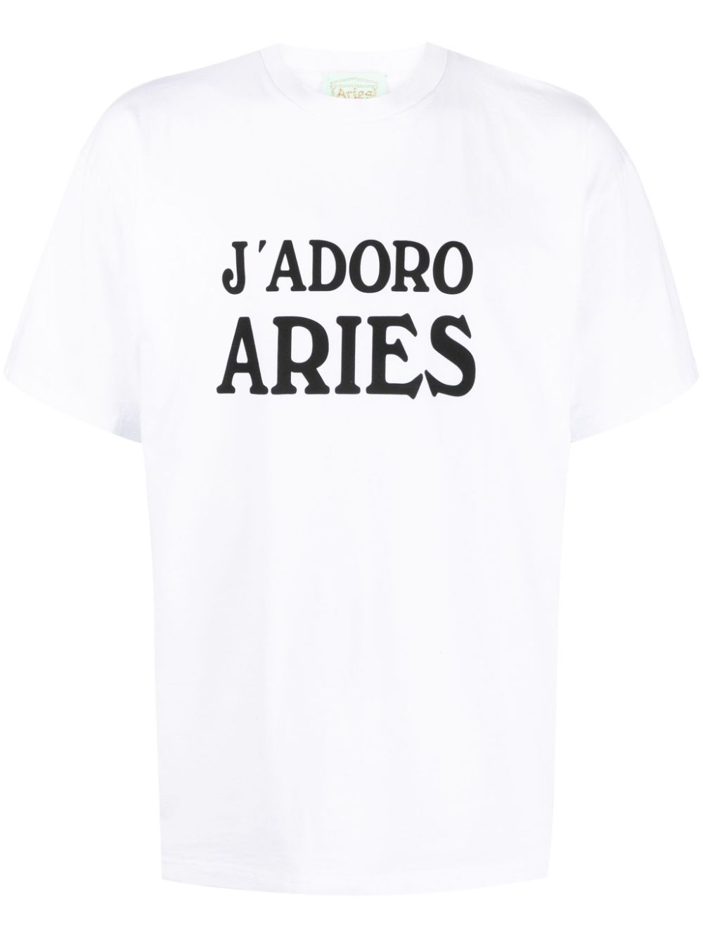 Aries J'Adoro Aries cotton T-shirt - White von Aries