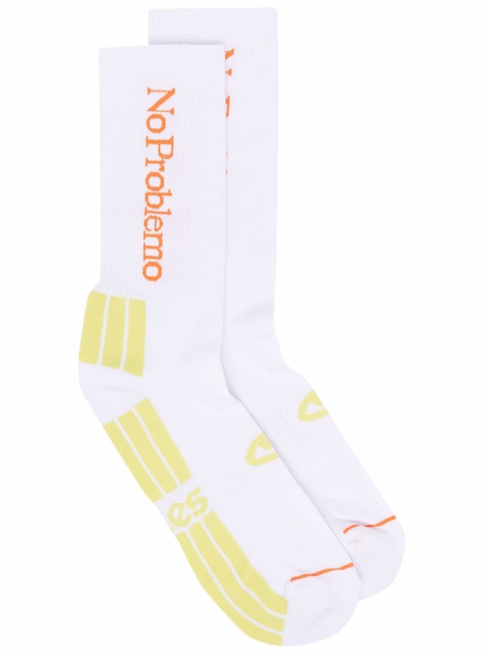 Aries No Problemo cotton socks - White von Aries