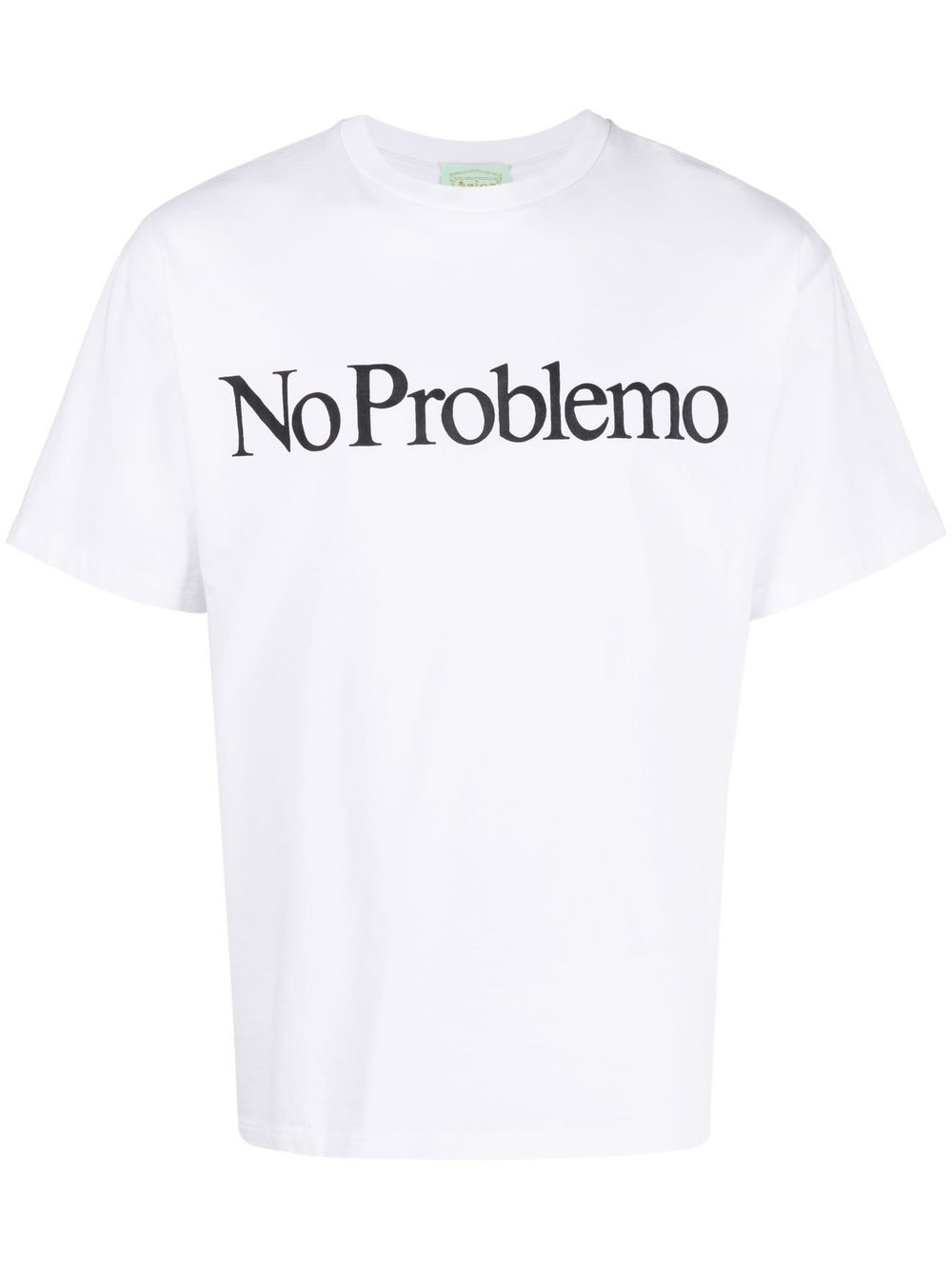 Aries No Problemo print cotton T-shirt - White von Aries