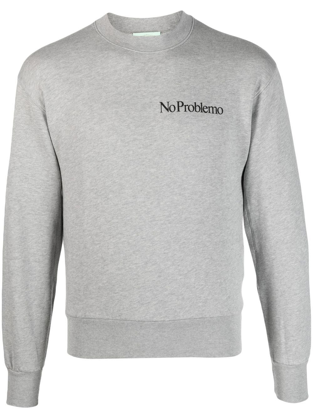 Aries No Problemo print sweatshirt - Grey von Aries