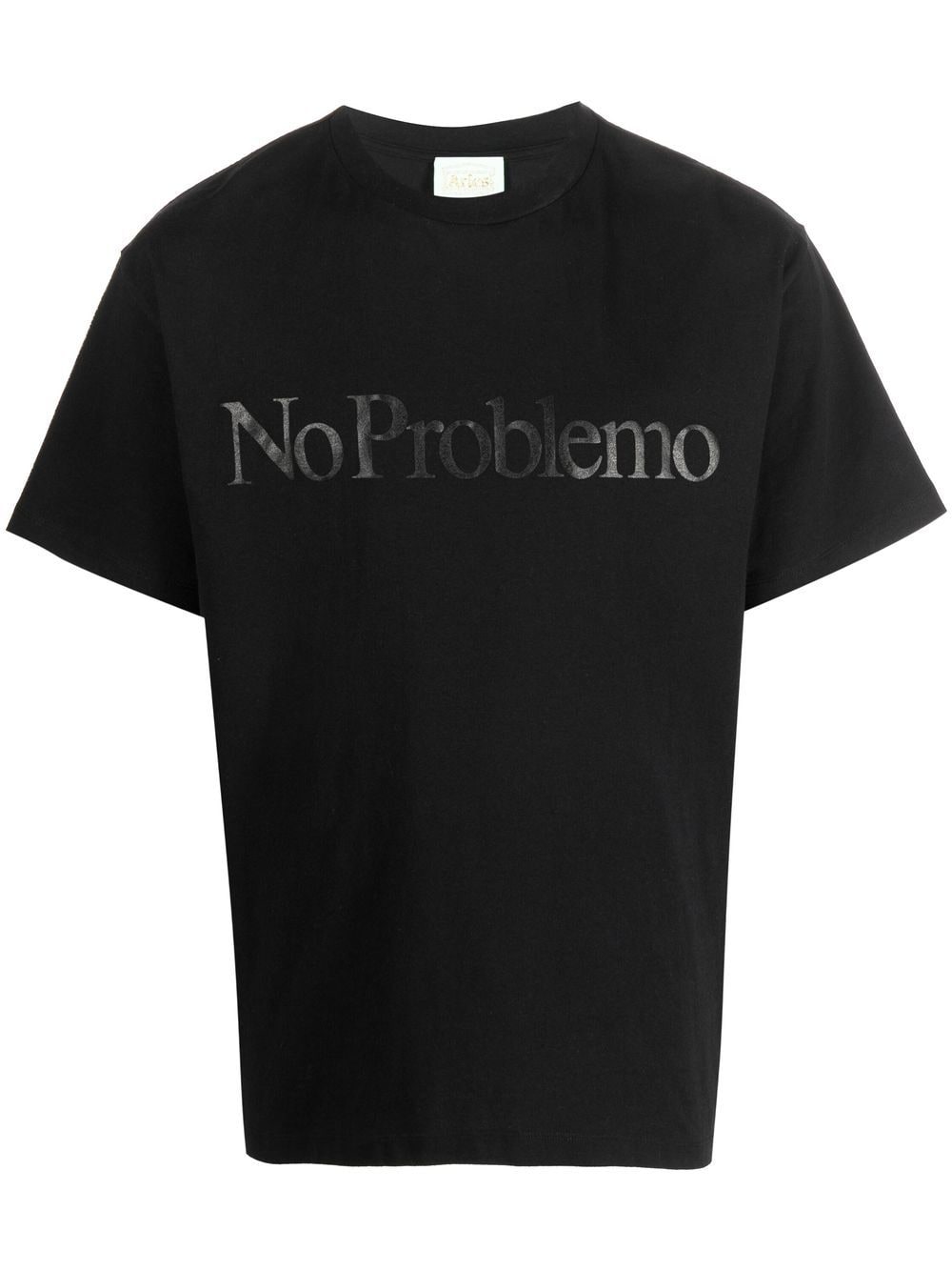 Aries No Problemo slogan-print T-shirt - Black von Aries