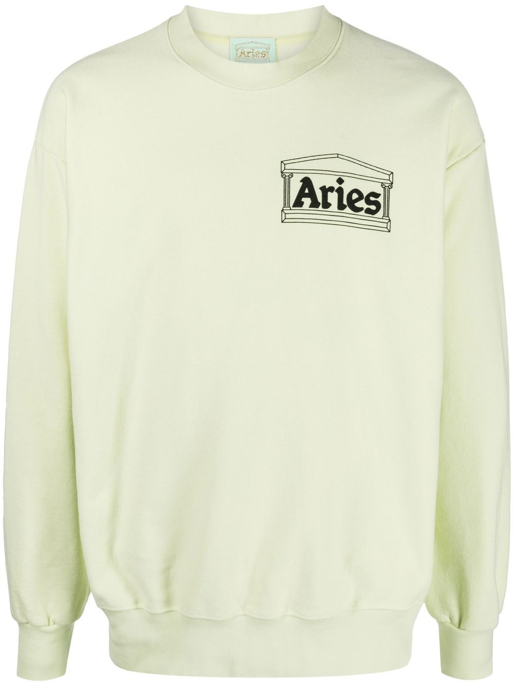 Aries logo crew-neck sweatshirt - Green von Aries