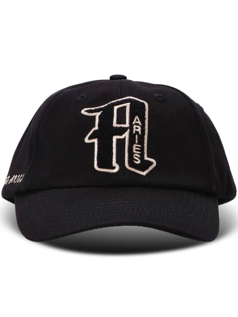 Aries logo-embroidered baseball cap - Black von Aries