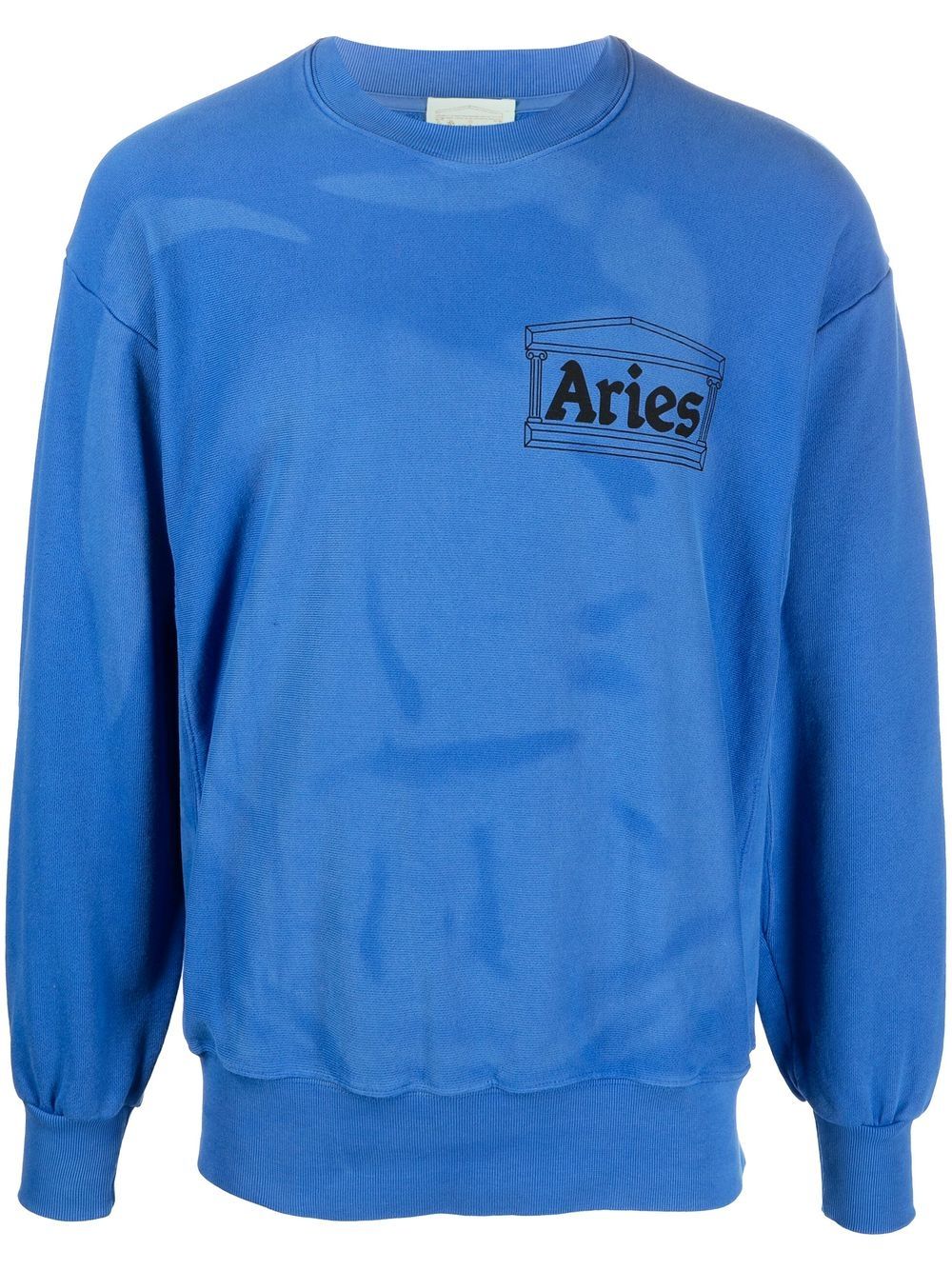 Aries logo-print sweatshirt - Blue von Aries