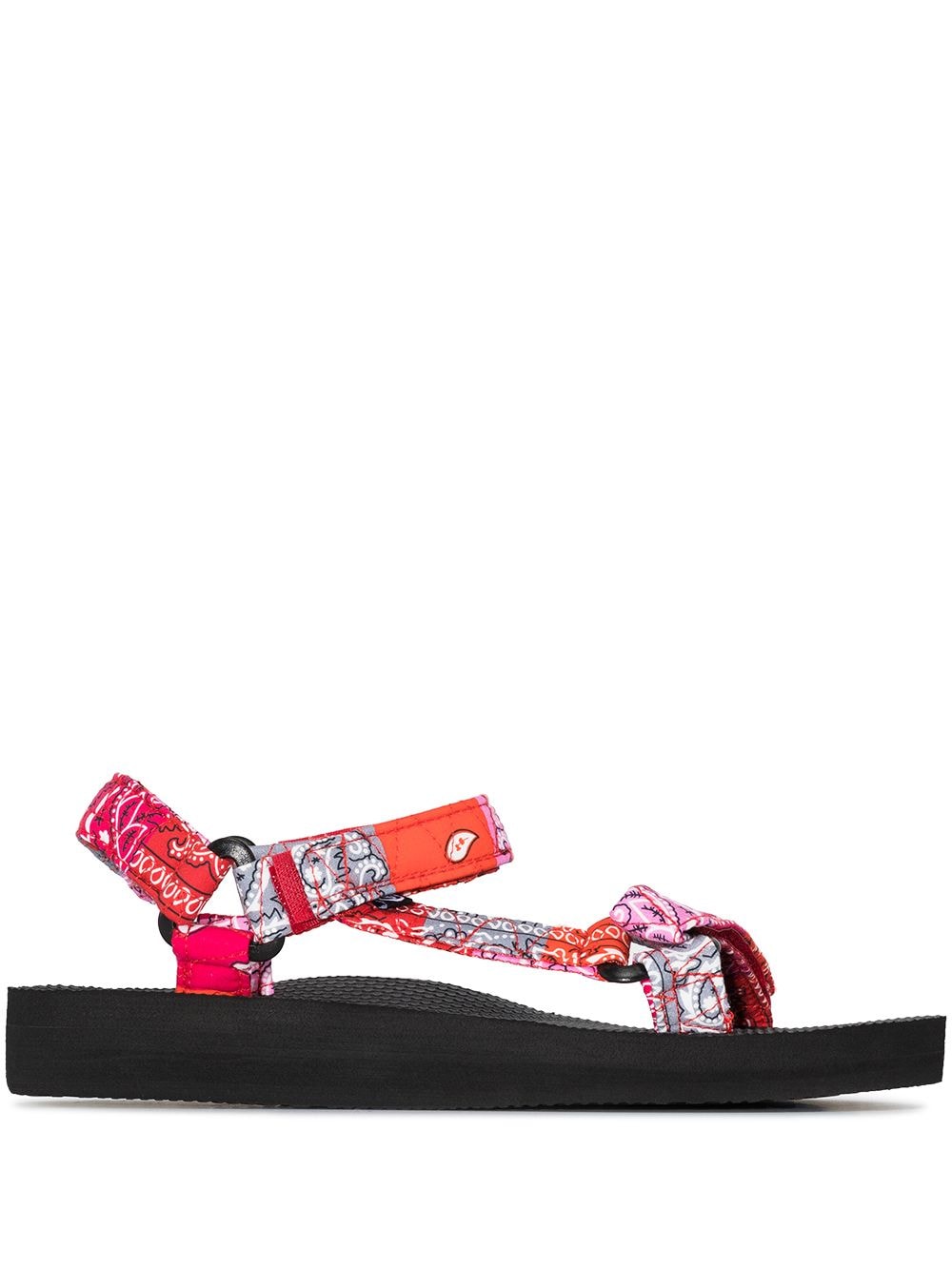 Arizona Love Trekky bandana-print sandals - Pink von Arizona Love