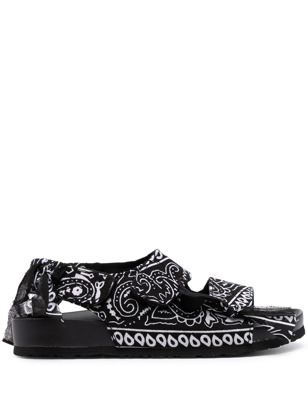 Arizona Love Apache bandana sandals - Black von Arizona Love