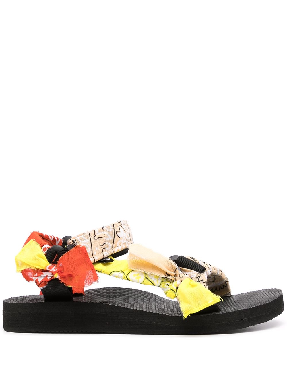 Arizona Love Trekky bandana-print sandals - Black von Arizona Love