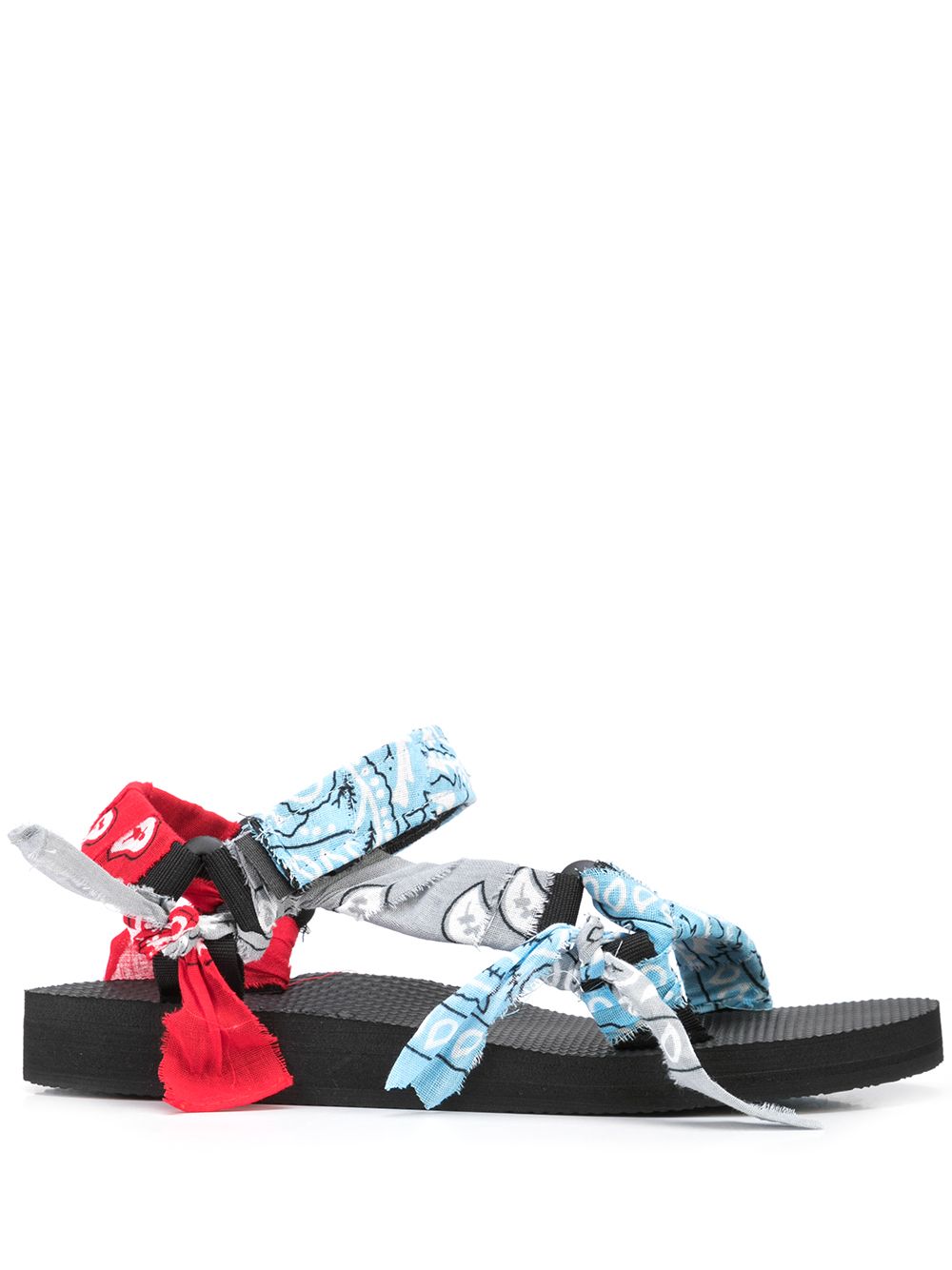 Arizona Love Trekky bandana-print sandals - Blue von Arizona Love