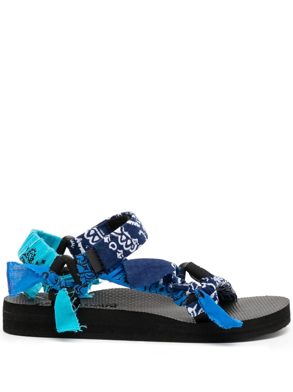 Arizona Love Trekky bandana-print sandals - Blue von Arizona Love