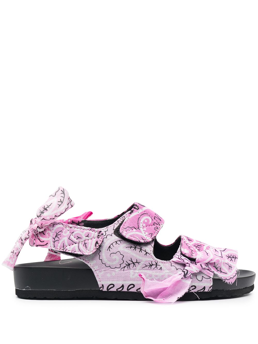 Arizona Love bandana-print sandals - Pink von Arizona Love