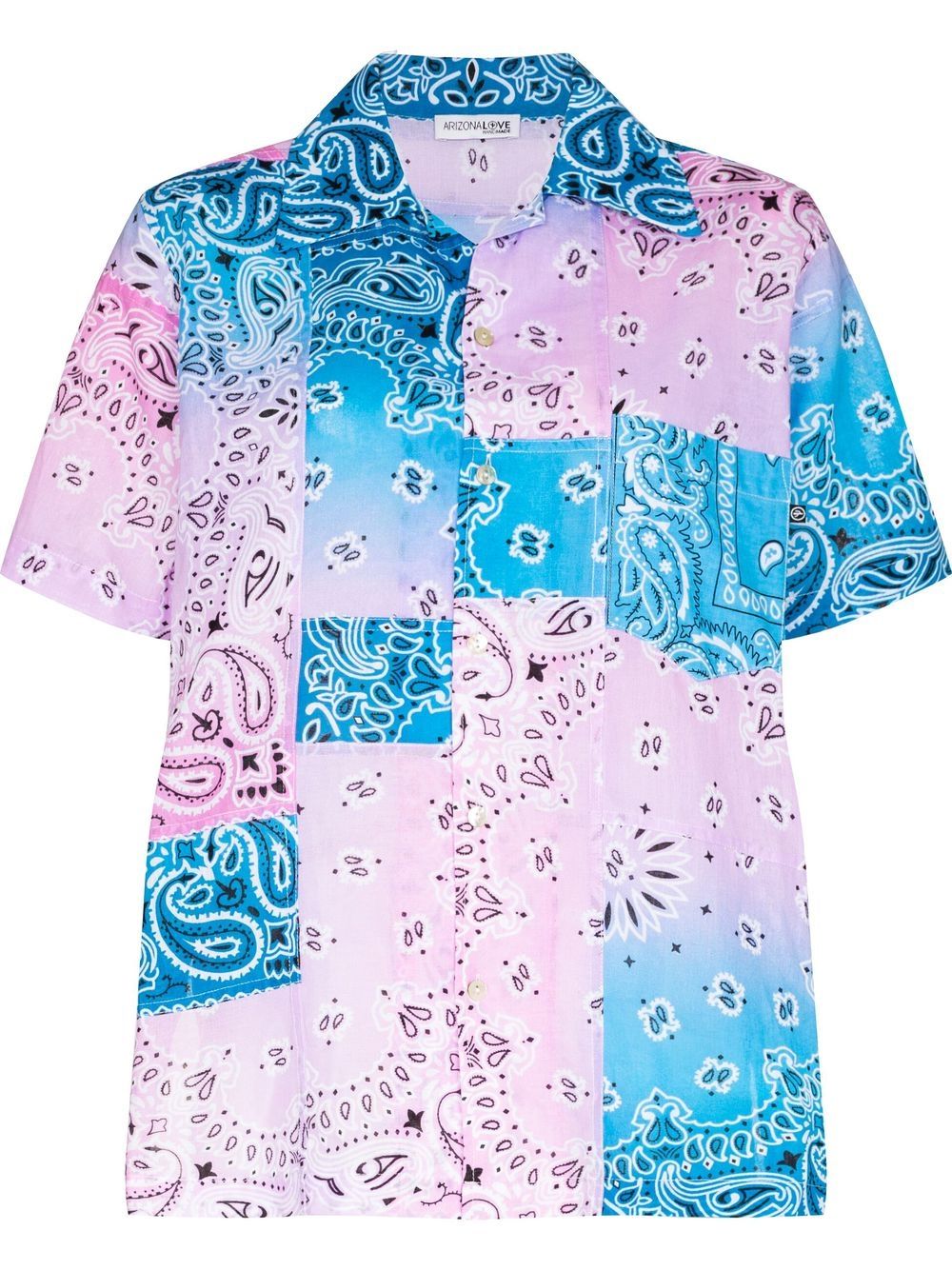 Arizona Love paisley-print short-sleeved shirt - Blue von Arizona Love