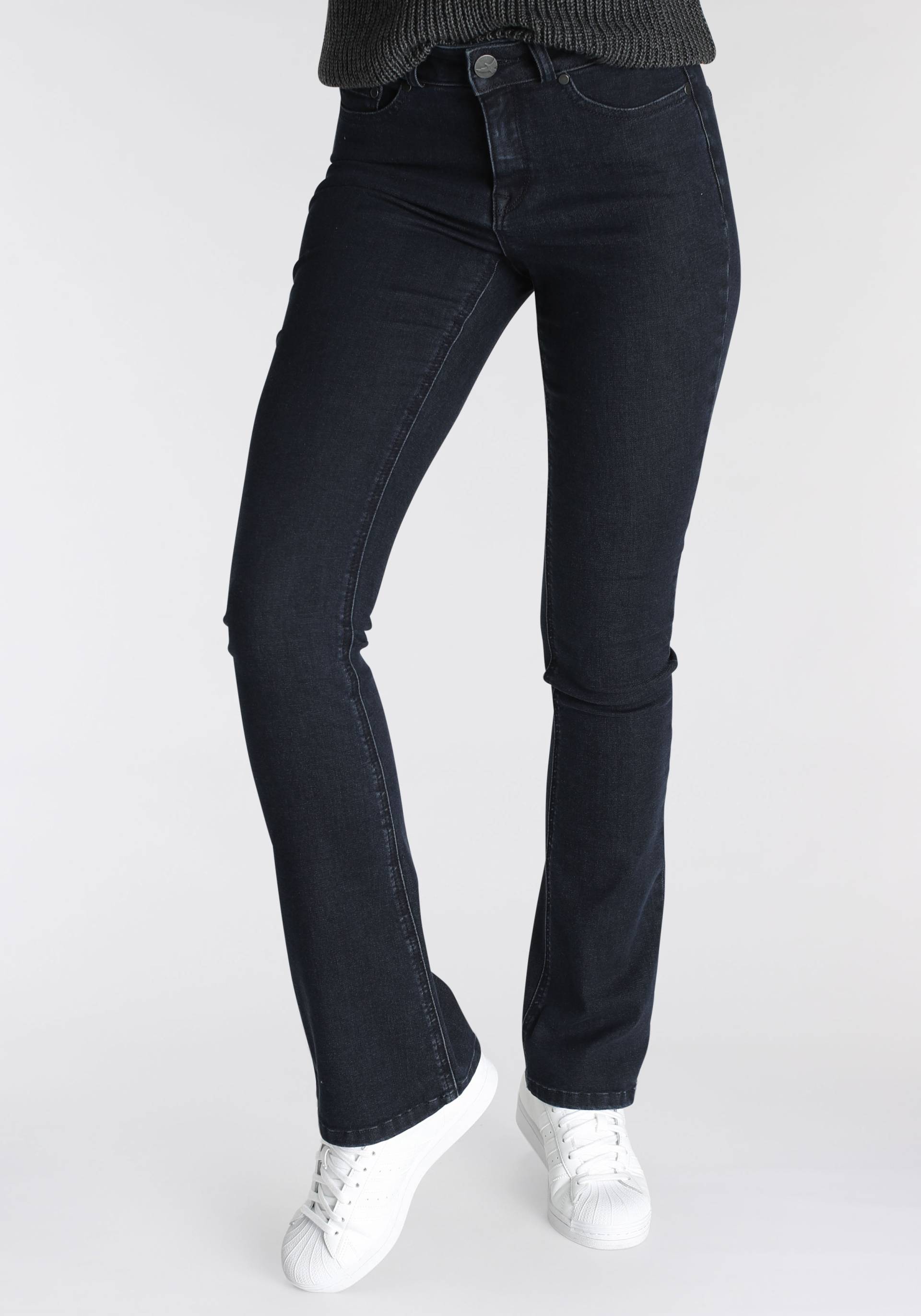 Arizona Bootcut-Jeans »Ultra Soft«, elastische Passform, ausgestellte Beinform, hohe Leibhöhe Arizona Bootcut-Jeans »Ultra Soft«, elastische Passform, ausgestellte Beinform, hohe Leibhöhe von Arizona